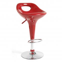 Banqueta alta Roja