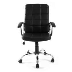 Sillón de Oficina Simil Cuero 213816 Negro