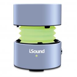 Parlante Portátil Bluetooth Isound Fire Waves 3W Gris
