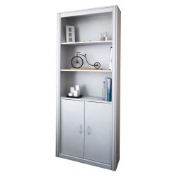 Biblioteca con estantes y puertas Reproex Blanco