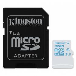 Memoria Kingston MicroSD 32 GB  + Adaptador SD