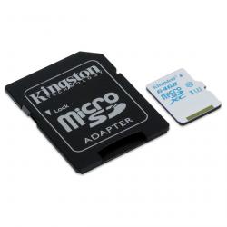 Memoria Kingston MicroSD 64 GB  + Adaptador SD