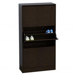 Zapatero 3 Cajones  65x25x121 Wengue