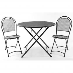 Set Mesa y Sillas Plegables  Hierro