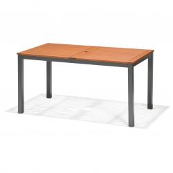 Mesa Kingsbury Rectangular aluminio y madera