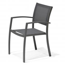 Silla de Aluminio Kingsbury con apoyabrazos