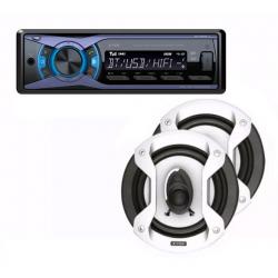 Autoestereo X-View CA-1000XS Bt + Parlantes