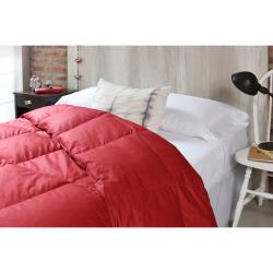 Acolchado de pluma Linen´s King 260x240 Bordo