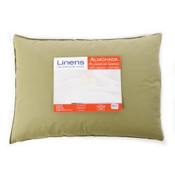 Almohada de pluma Linen´s 50x70 Tela Cemento