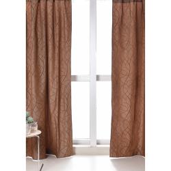 Cortina Jacquard 2 Paños 210x280 cm Beige