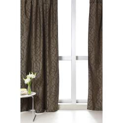Cortina Jacquard 2 Paños 210x280 cm Camel