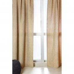 Cortina Rafia 2 Paños 210x280 cm Mostaza