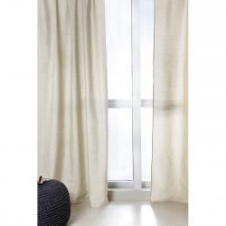 Cortina Rafia 2 Paños 210x280 cm Marfil