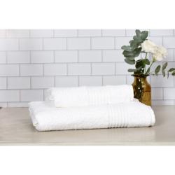 Juego Toalla y Toallón Palette Chenille  Blanco