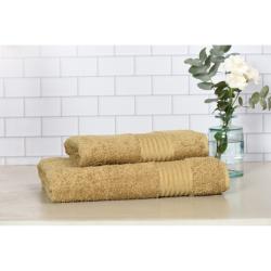 Juego Toalla y Toallón Palette Chenille  Verde Seco