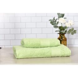 Juego Toalla y Toallón Palette Chenille  Pistacho