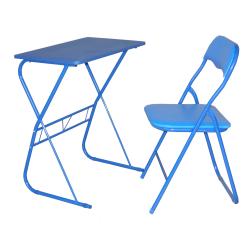 Set de Escritorio + Silla Plegable 214110 Azul