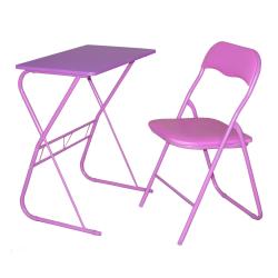 Set de Escritorio + Silla Plegable 214110 Fucsia