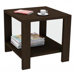 Mesa Ratona Centro Estant con estante Wengue