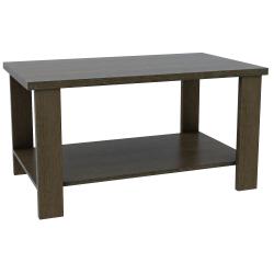 Mesa Ratona Centro Estant Rectangular con estante Wengue