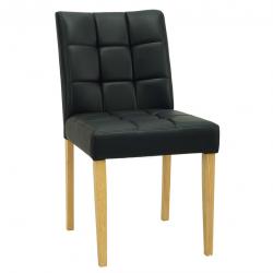 Silla 2 Unidades Davin Negro/Natural