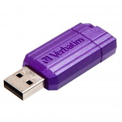 Pendrive Verbatim 16 GB Pinstripe Violeta