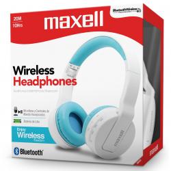 Auriculares Maxell Bt MXH-BT800 Turquesa/Blanco