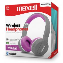 Auriculares Maxell Bt MXH-BT800 Gris/Violeta