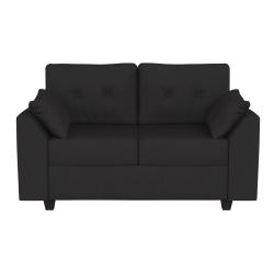 Sillón Mussa 2 Cuerpos Nereo Chenille Negro