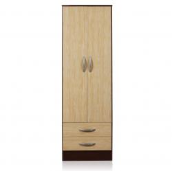 Placard Ricchezze 2 Puertas 2 Cajones Tabaco y Maple