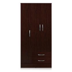 Placard Ricchezze 3 Puertas 2 Cajones Tabaco