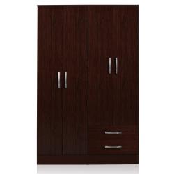 Placard Ricchezze 4 Puertas 2 Cajones Tabaco