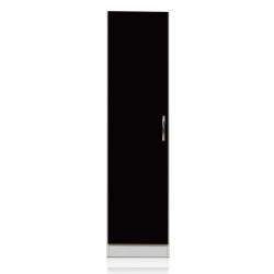 Despensero 1 puerta Negro 181x45x30 cm