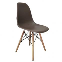 Silla Eames 2 Unidades Chocolate