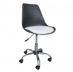 Silla de Oficina TIFOFC274 Negra y Blanca
