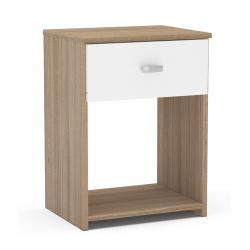 Mesa de Luz Miami  2533  Castaño y Blanco