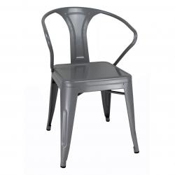 Silla Tolix XL Plateada