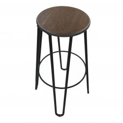 Banqueta alta Star Negra