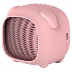 Parlante Portátil Bluetooth Noblex Pig 3W Rosa