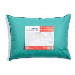 Almohada de pluma Linen´s 50x70 Tela Verde