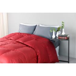 Acolchado de pluma Linen´s King 260x240 Bordo