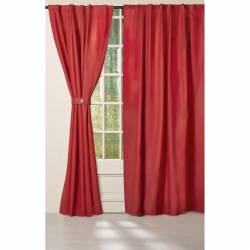 Cortinas Black Out Rojas 140x210 x 2 Paños