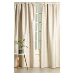 Cortina Pana 2 Paños 210x280 cm Beige