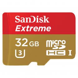 Memoria Sandisk MicroSD 32 GB Extreme + Adaptador SD