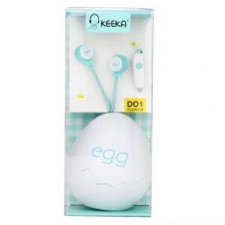 Auriculares Keeka D01 Celeste