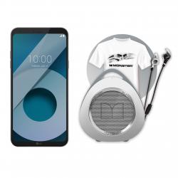 Combo Celular LG Q6 Platinum Libre + Kit de audio Monster Dybala DE REGALO.
