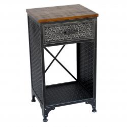 Mueble Metal y Madera 1 Cajón