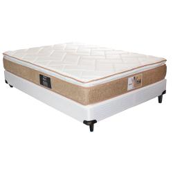 Combo Colchón + Sommier King Koil  Prisma 2 Plazas Resortes