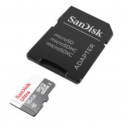 Memoria Sandisk MicroSD 16 GB + Adaptador SD