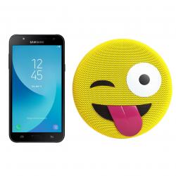 Combo Celular Samsung J7 Neo Negro Libre + Parlante BT Emoji de Regalo